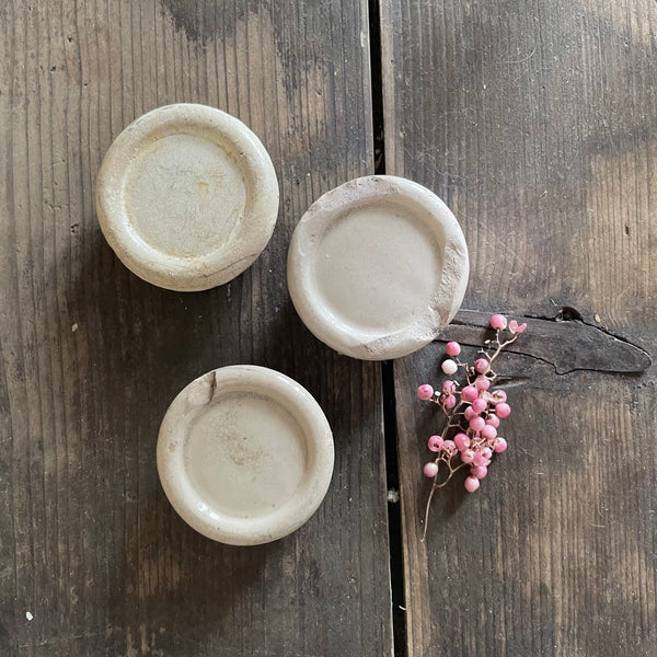 Three Victorian Eye Ointment Pots