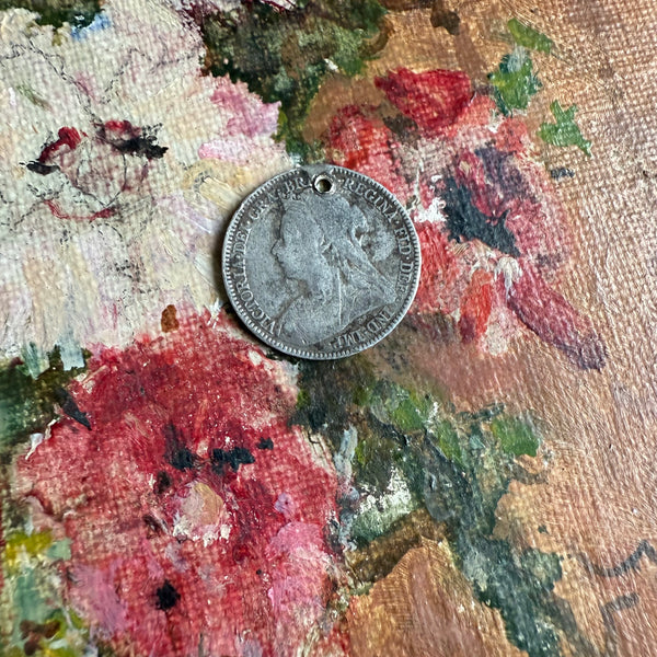 Victorian Lily Love Token Charm