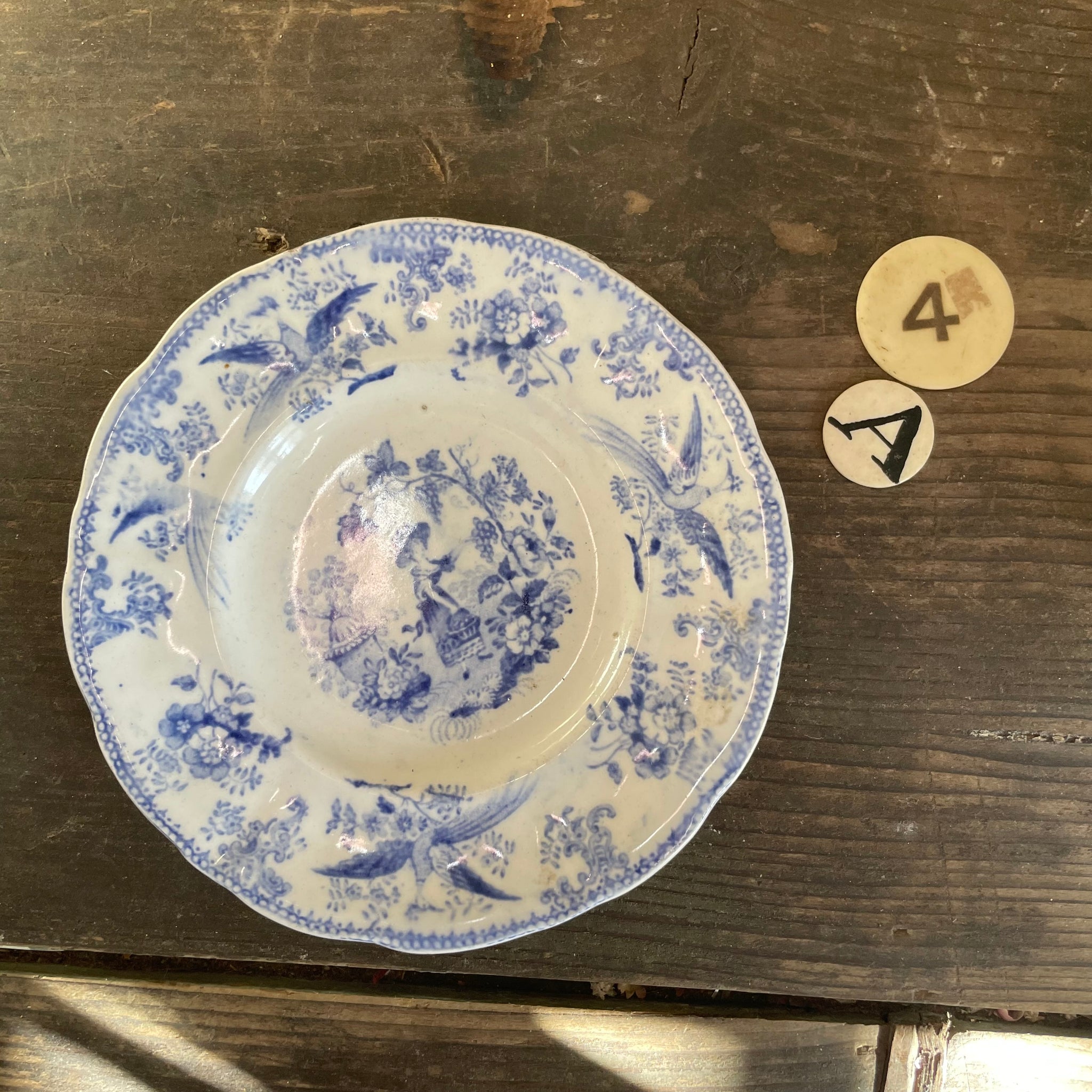 Beautiful Antique Floral Plate