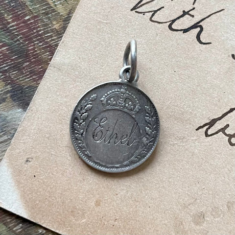 Victorian Ethel Love Token Charm