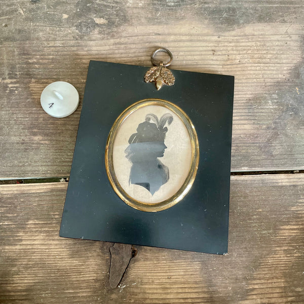 Antique Victorian Silhouette Frame