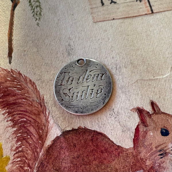 Victorian To Dear Sadie Love Token Charm