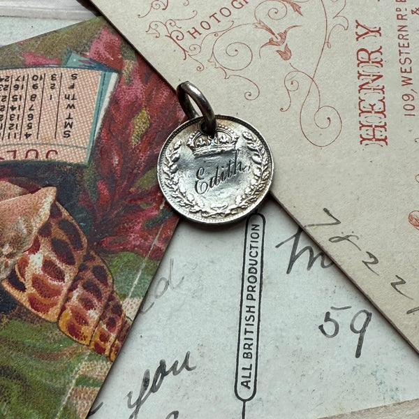 Victorian Edith Love Token Charm