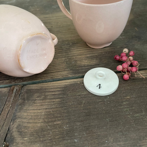 Two Vintage Pink Child Tea Cups