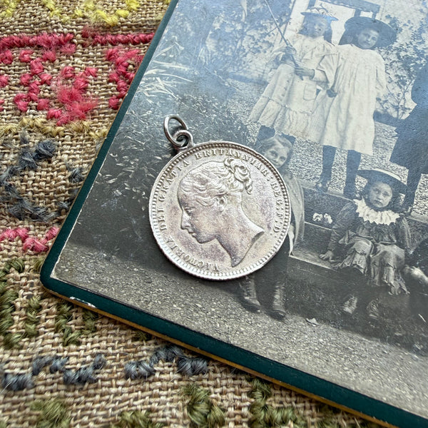 Victorian Lords Prayer Love Token Charm