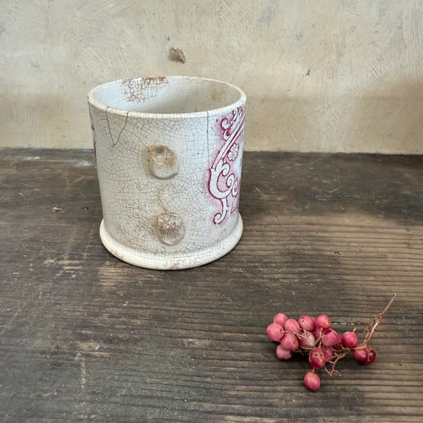 Antique Transfer Stained Cup