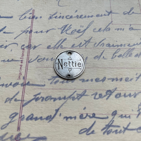 Victorian Nettie Love Token Charm