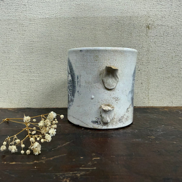 Antique Victorian Brotherly Love Transfer Cup