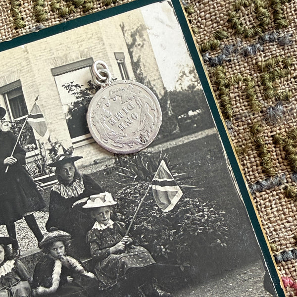 Victorian L Love Token Charm