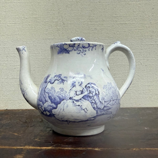 Victorian Transfer Ceramic Pots