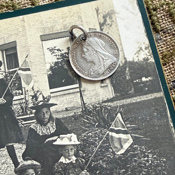 Victorian Grandma Love Token Charm