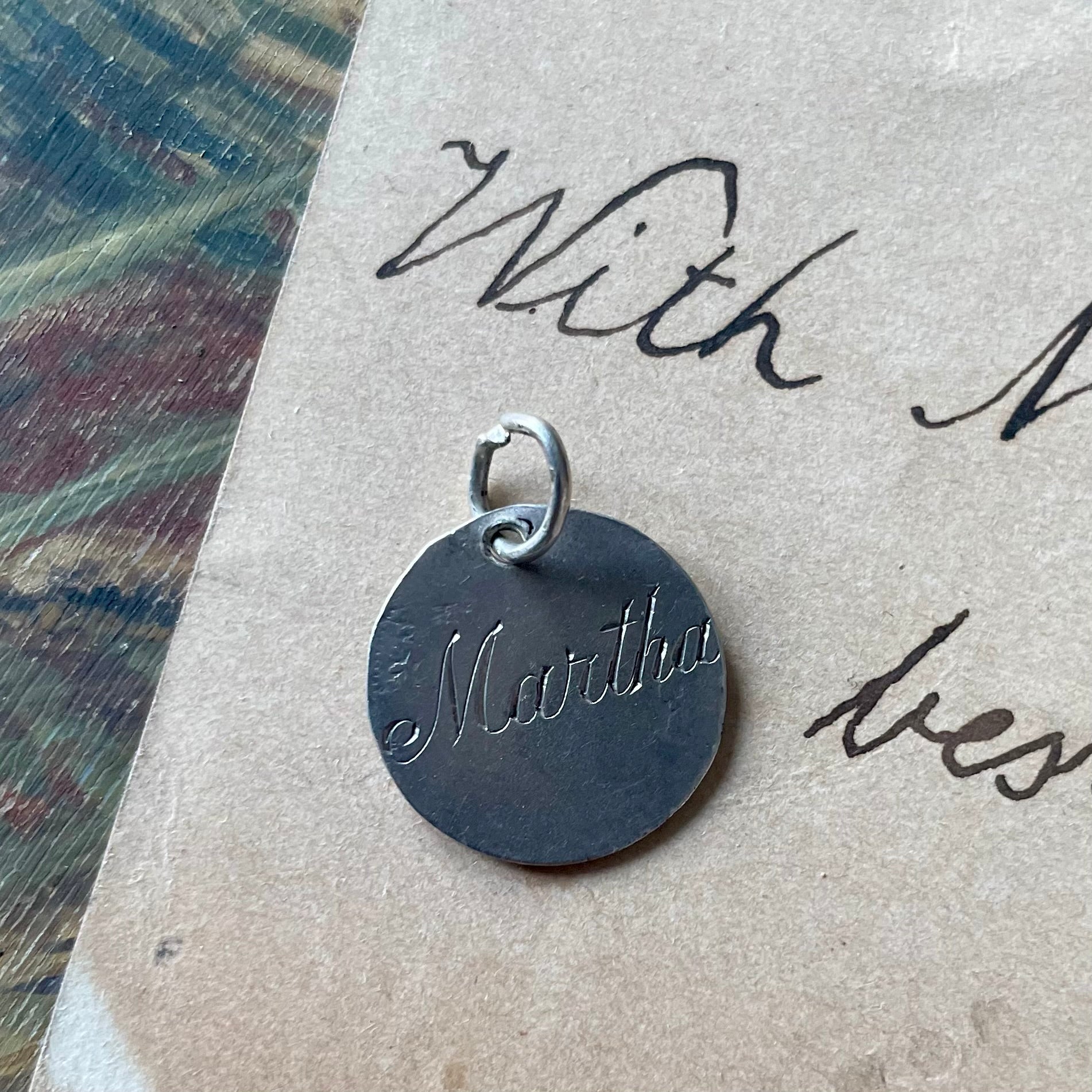 Victorian Martha Love Token Charm