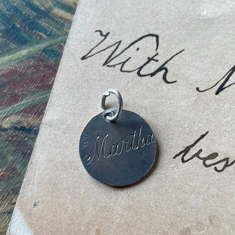 Victorian Martha Love Token Charm