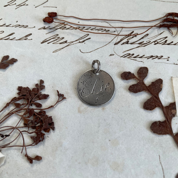 Victorian Elsie Love Token Charm