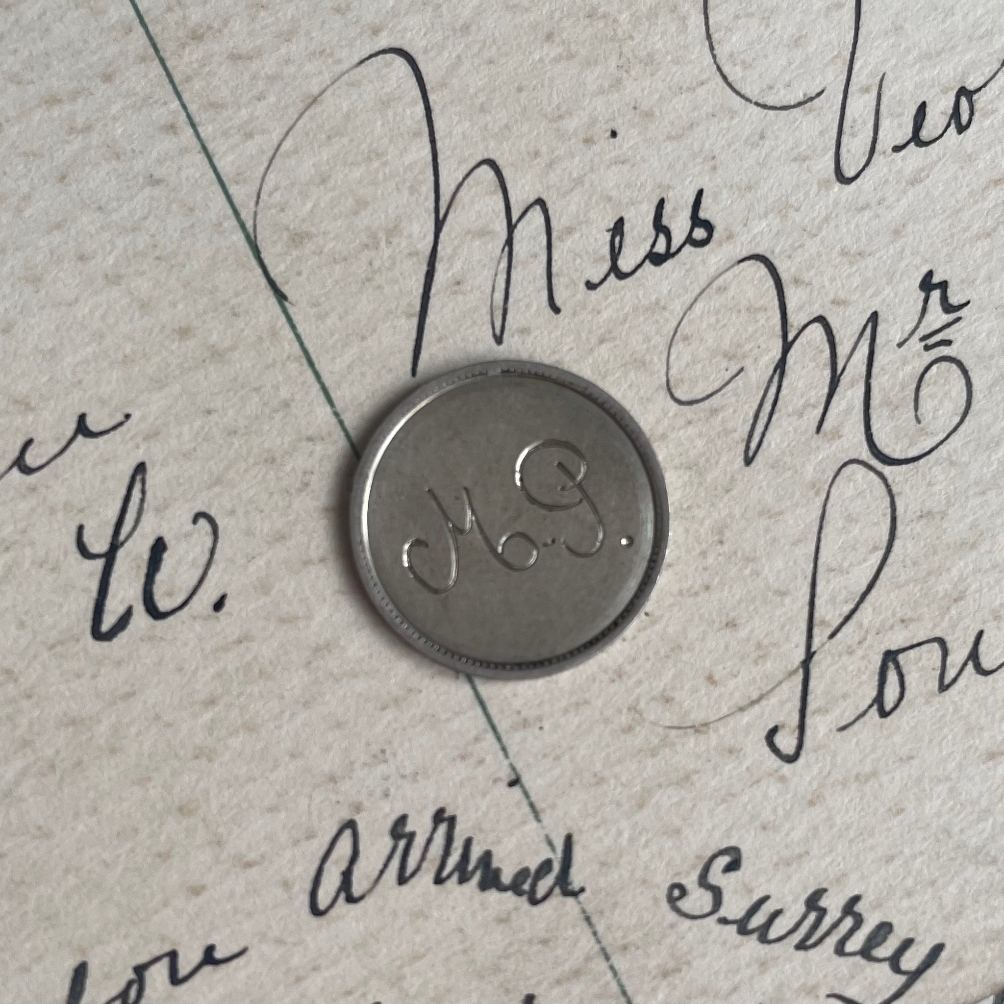 Victorian MP Love Token Charm