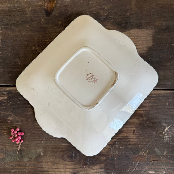 Vintage Floral Transfer Plate
