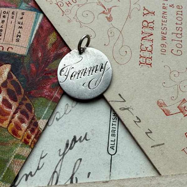 Victorian Tommy Love Token Charm