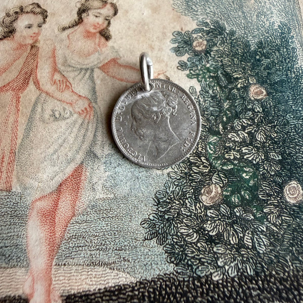 Victorian JM Love Token Charm