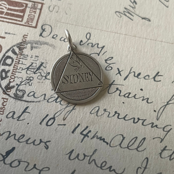 Victorian Sidney Love Token Charm