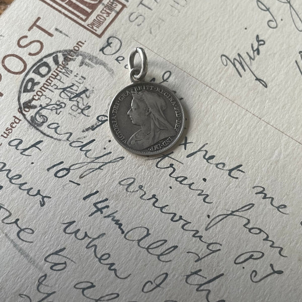 Victorian SP Heart Love Token Charm