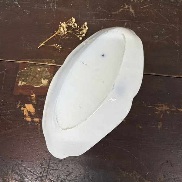 Vintage Blue Transfer Dish