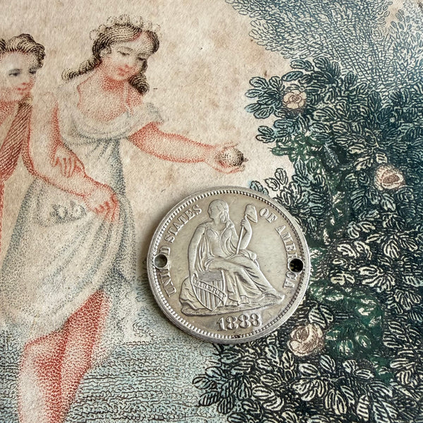 Victorian Hannah Love Token Charm
