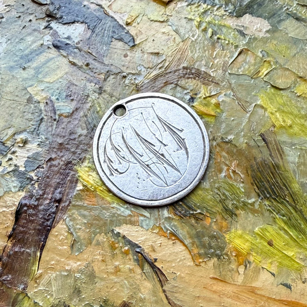 Victorian WJ Love Token Charm