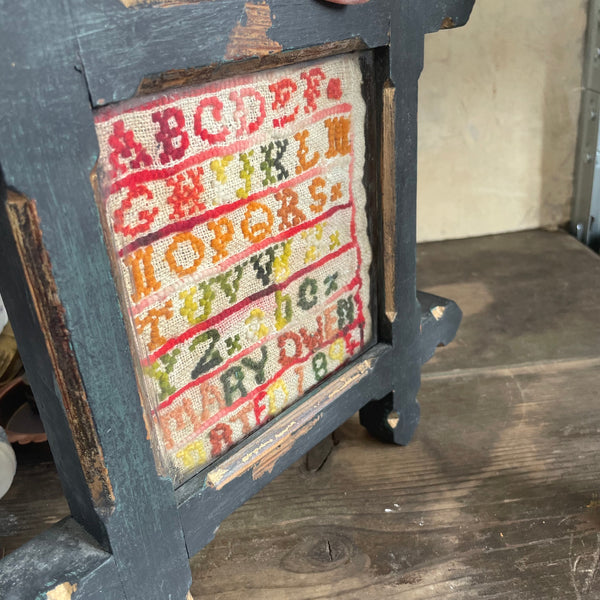 Antique Framed Victorian Sampler