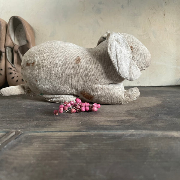 Antique Straw Rabbit