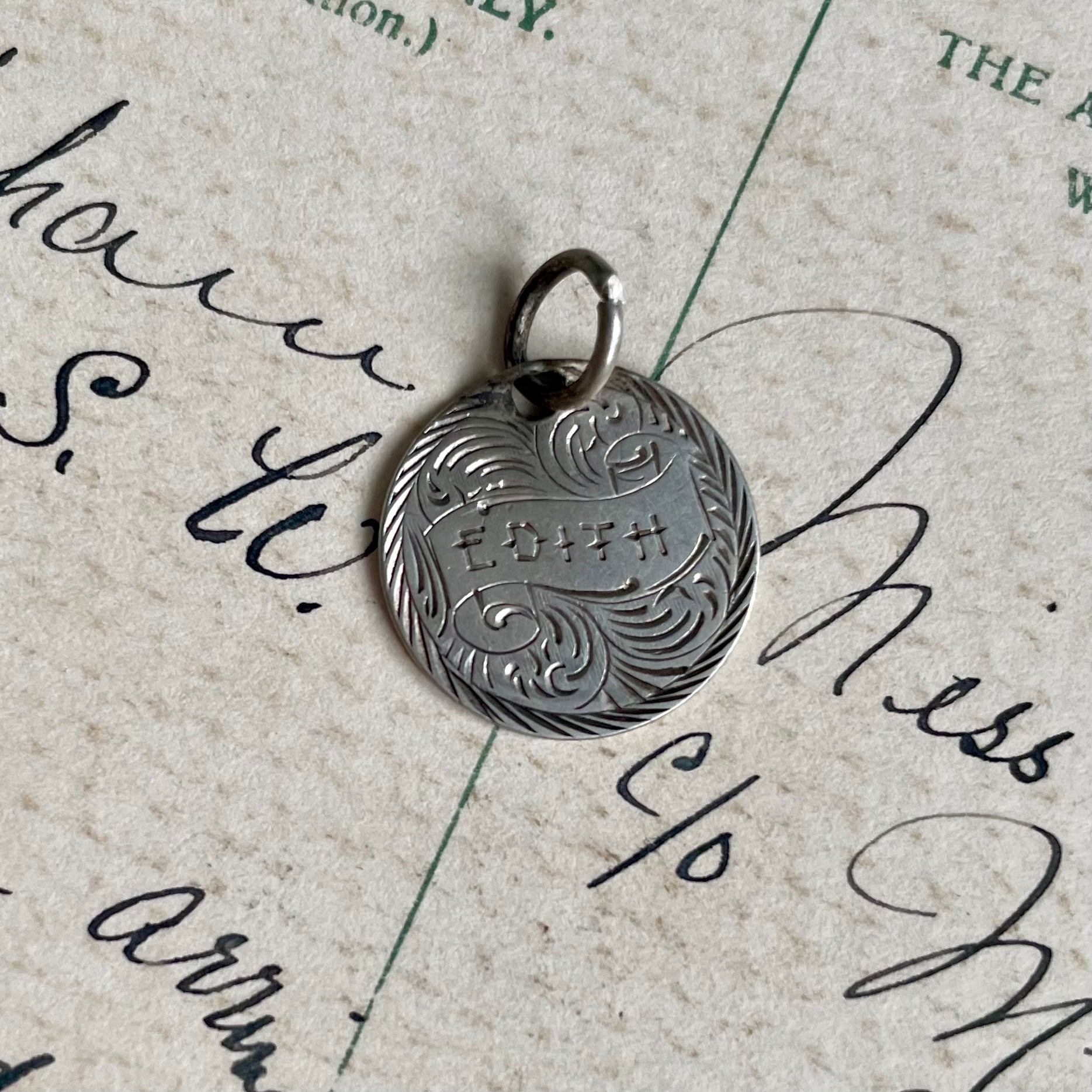 Victorian Edith Love Token Charm