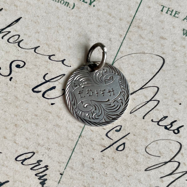 Victorian Edith Love Token Charm