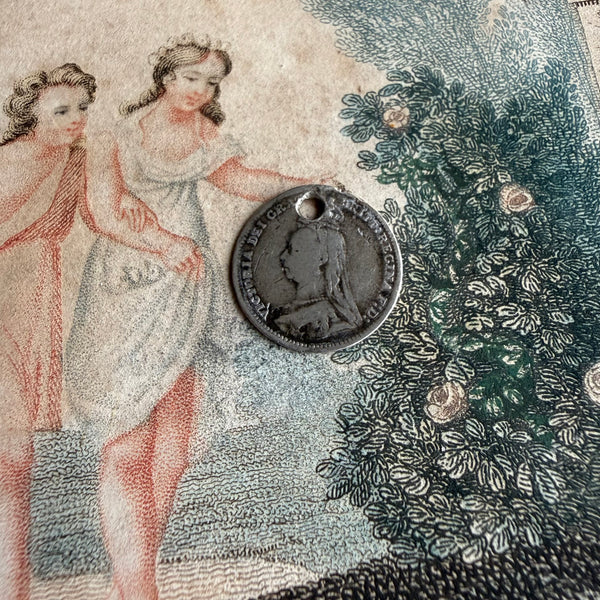 Victorian Edna Love Token Charm
