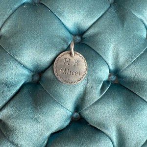 Victorian H.B (Alice)  Love Token Charm