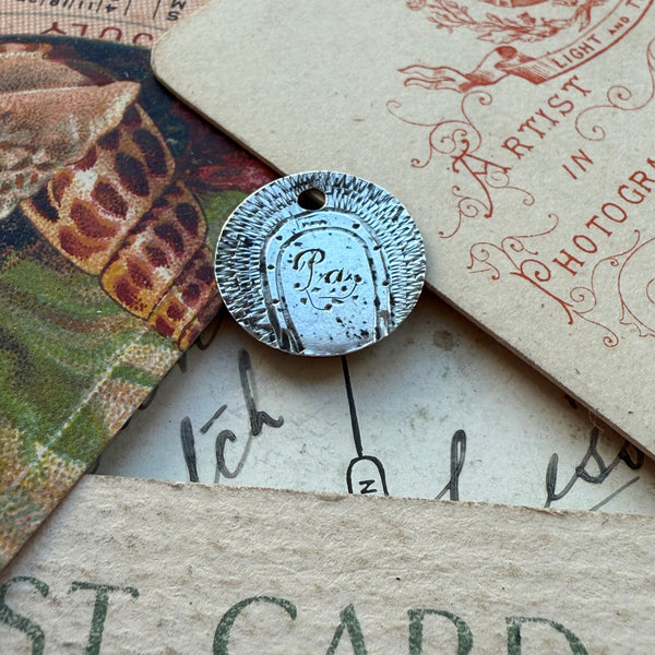 Victorian Pa Love Token Charm