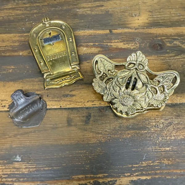 Antique Brass Paper Clips