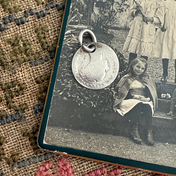 Victorian Bessie Love Token Charm