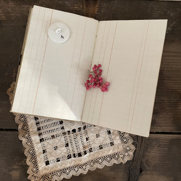 Antique Horse Keeping 1859 Notebook