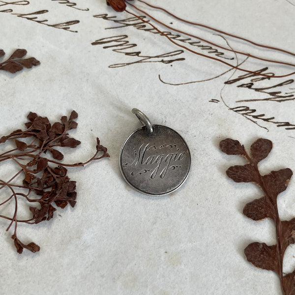 Victorian Maggie Love Token Charm