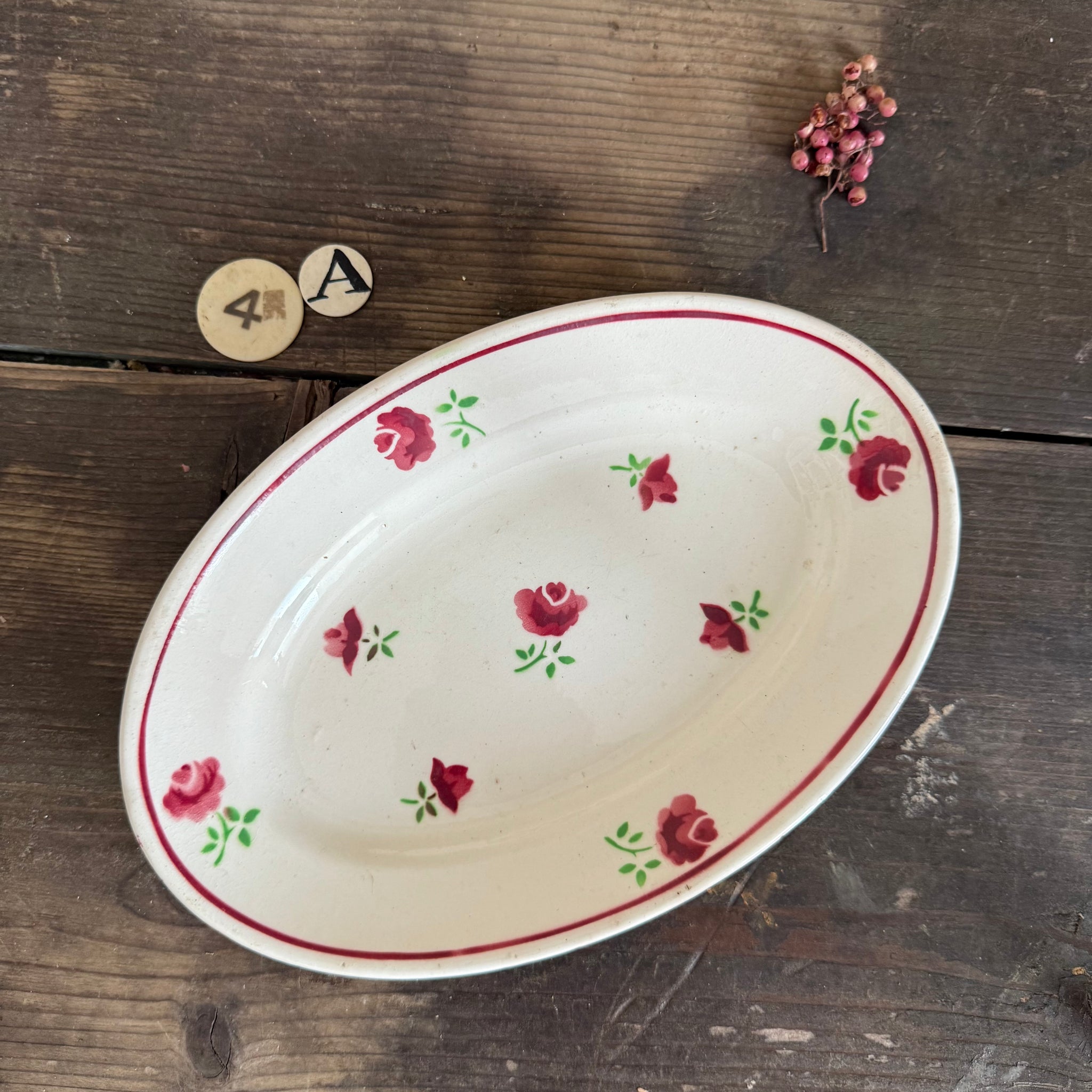 Beautiful Antique French Plate
