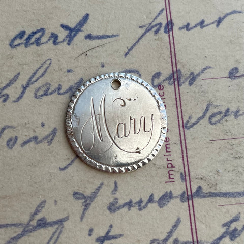 Victorian Mary Love Token Charm