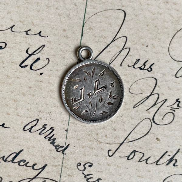 Victorian J.L Love Token Charm