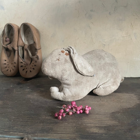 Antique Straw Rabbit