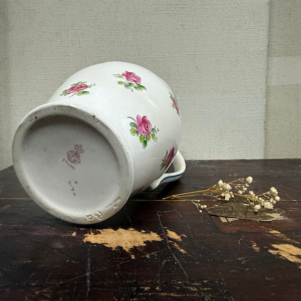 Beautiful Antique Rose Transfer Jug