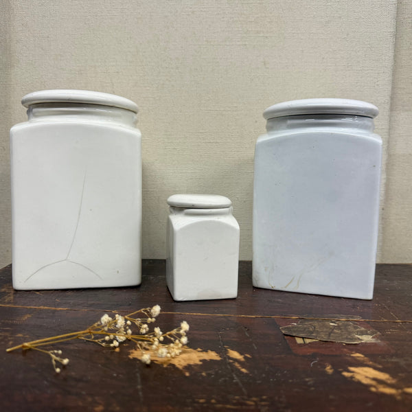 Antique Edwardian Number Pots