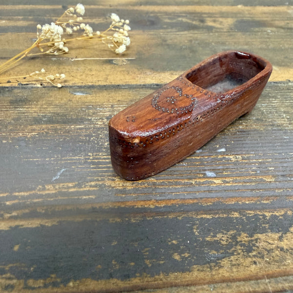 Antique Tureen Wood Shoe
