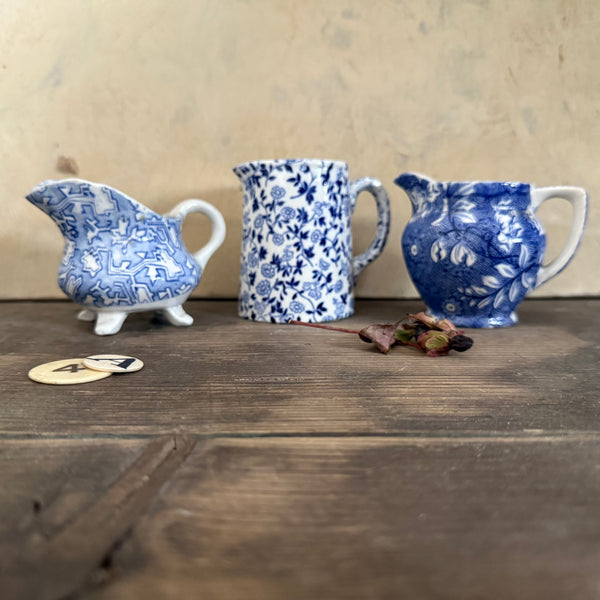 Antique Blue Transfer Jug