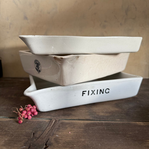 Antique Ceramic Developing Tray