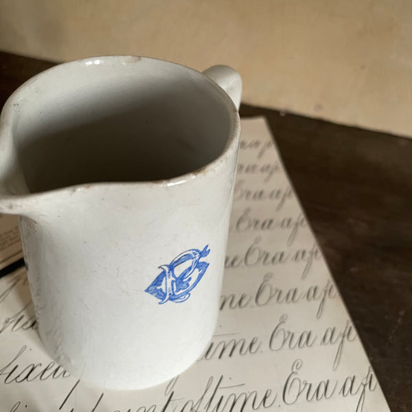 Antique Monogrammed Jug