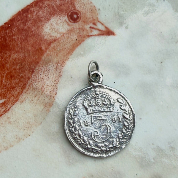 Victorian Lords Prayer Love Token Charm
