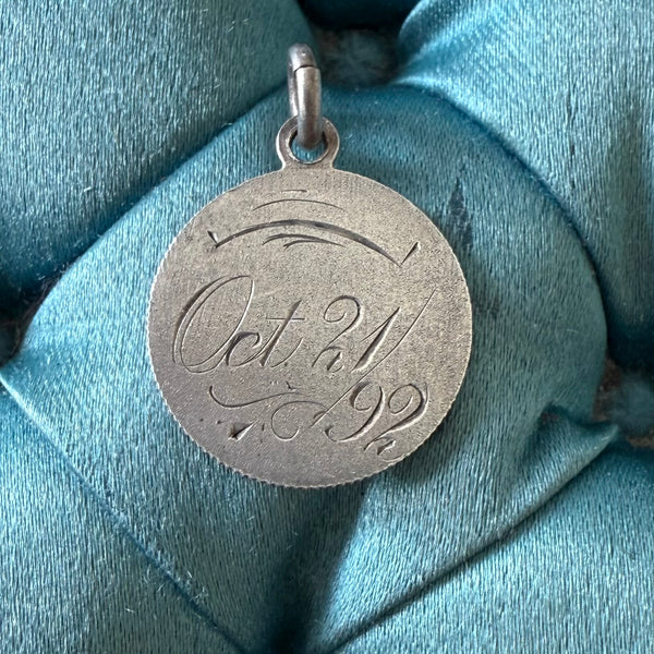 Victorian Oct 21st Love Token Charm